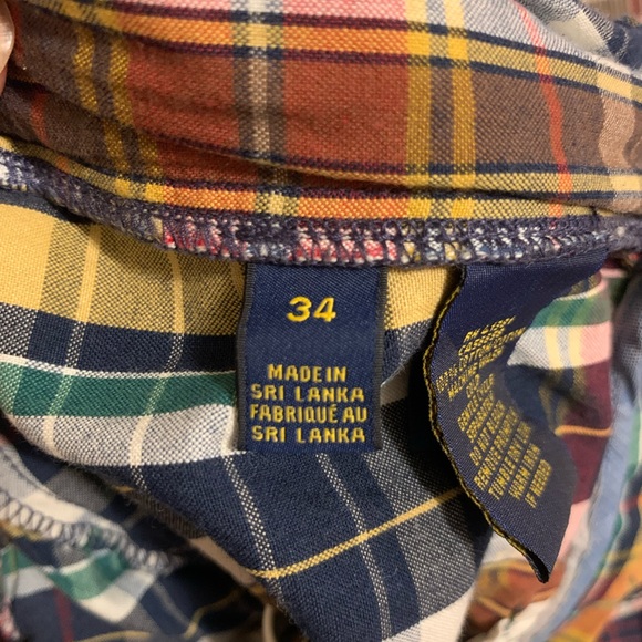 Ralph Lauren Madras shorts - Picture 2 of 2